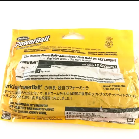 Berkley Power Worm guminukas, Tamsiai raudona/Mėlyni blizgučiai, #6487