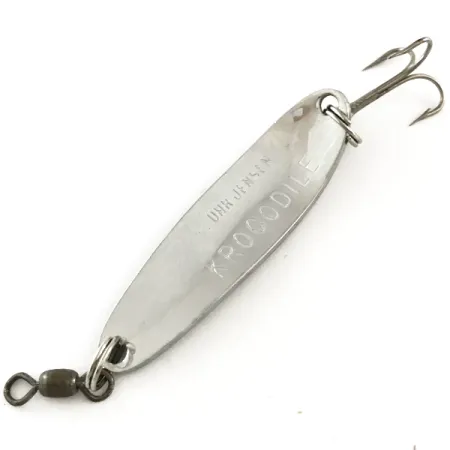 Luhr Jensen Krocodile Die #3 Blizgė, Nikelis / Raudona, 10g, #6505