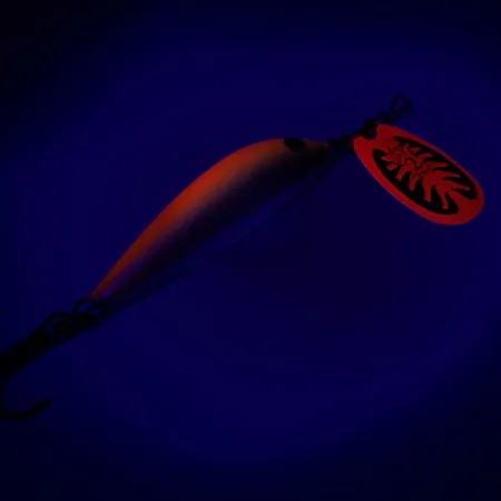 Blue Fox Vibrax Minnow Spin 2 Sukriukė, Oranžinė/Auksinė, 7g, #6517