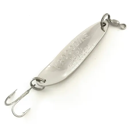 Luhr Jensen Krocodile Die #3 Blizgė, Nikelis/Gold-Holo, 10g, #6543