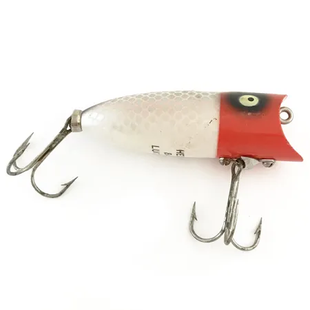 Heddon Baby Lucky 13 Paviršinis Masalas, Raudona/Balta/Sidabrinė, 9g, #6550