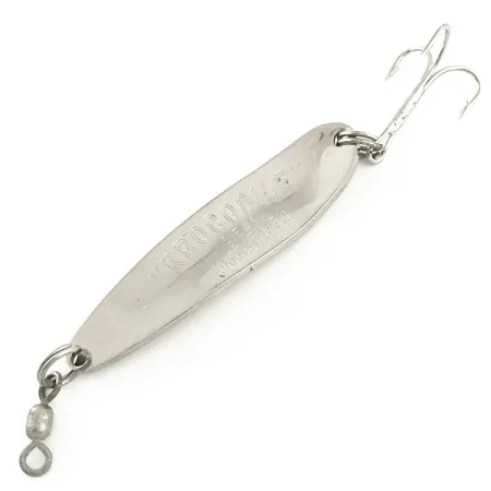 Luhr Jensen Krocodile Die #4 Blizgė, Nikelis/Raudona, 17g, Tolimas metimas, #6554