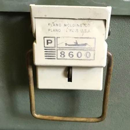 Plano 8600 Vintage Žvejybos Dėžė, Balta/Pilka, 6 Lentynos, #6574