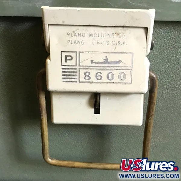 Plano 8600 Vintage Žvejybos Dėžė, Balta/Pilka, 6 Lentynos, #6574