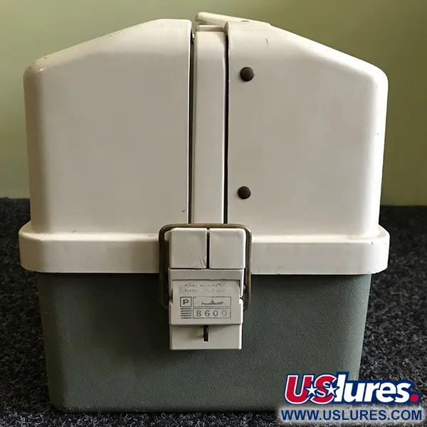 Plano 8600 Vintage Žvejybos Dėžė, Balta/Pilka, 6 Lentynos, #6574