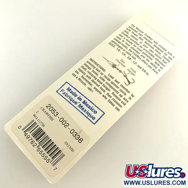 Luhr Jensen Fire Max Miracle 2 UV Sukrė, Oranžinė, 7g, Kamera, #6580