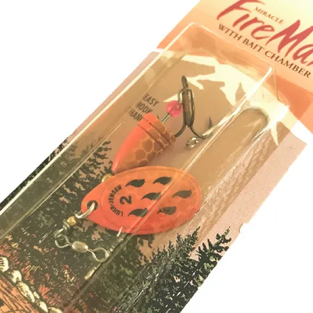 Luhr Jensen Fire Max Miracle 2 UV Sukrė, Oranžinė, 7g, Kamera, #6580