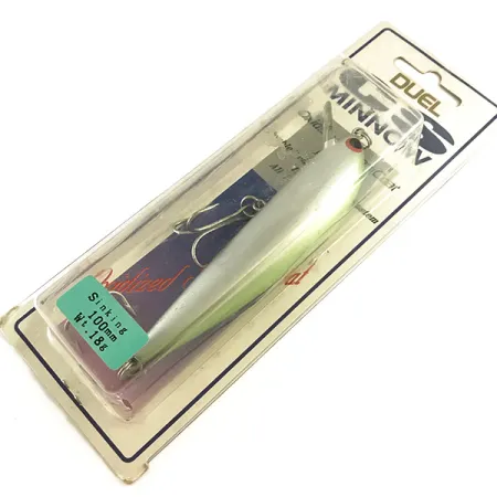 Yo-Zuri Duel CS Minnow Skęstantis, Sidabras / Žalia, 18g, Barskutis, #6589