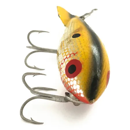 Bomber 400 series Vobleris, Gold Scale, 12,5g, Metalinis Liežuvis, #6590