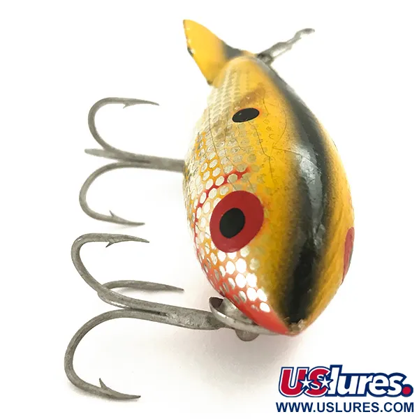 Bomber 400 series Vobleris, Gold Scale, 12,5g, Metalinis Liežuvis, #6590