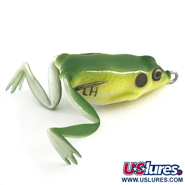 LunkerHunt Lunker Frog Nežolėjantis, Green / Yellow, 7g, #6591