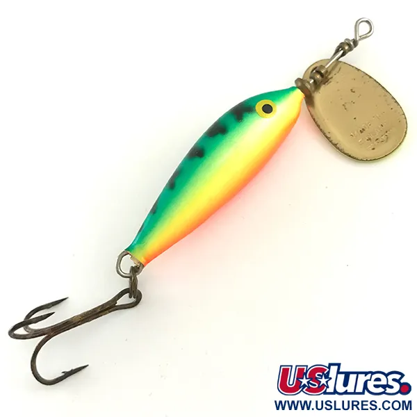 Blue Fox Vibrax Minnow Spin 1 UV Sukrė, Fire Tiger, 4g, UV, #6601