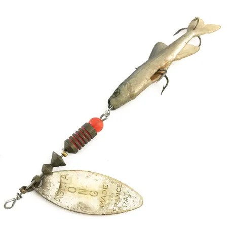 Mepps Aglia Long 2 Mino Sukriukė, Sidabrinė, 9g, Gluosnio Lapas, #6602