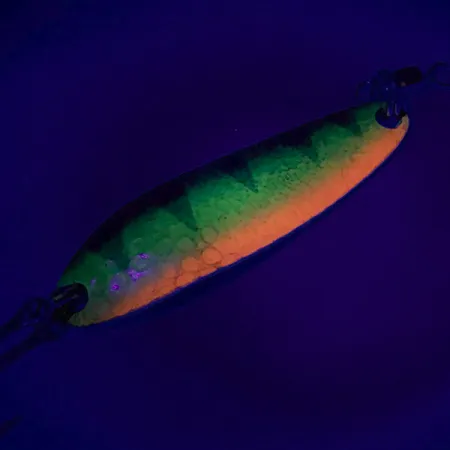 Luhr Jensen Krocodile Die #3 UV Blizgė, Fire Tiger, 10g, #6631