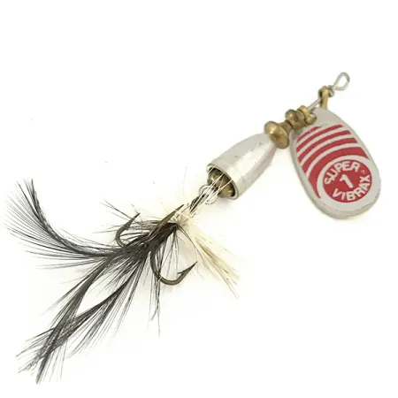 Blue Fox Super Vibrax 1 Sukrė, Sidabras, 4g, Plunksnuotas kablys, #6644