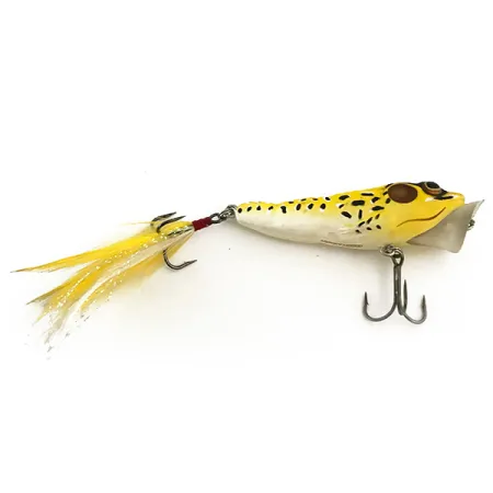 LiveTarget Popper Live Target Frog Paviršinis, Geltona, 7g, #6660