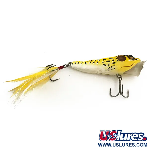LiveTarget Popper Live Target Frog Paviršinis, Geltona, 7g, #6660