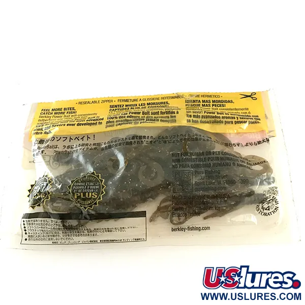 Berkley PowerBait Bungee Hawg masalas, Green Pumpkin, 7cm, #6671