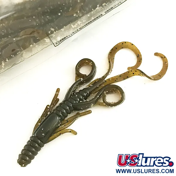 Berkley PowerBait Bungee Hawg masalas, Green Pumpkin, 7cm, #6671