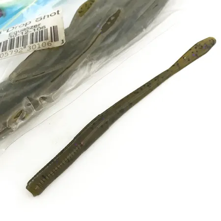 Open Water Drop Shot Masalas, Alyvinė, 10,2cm, Finesse, #6680