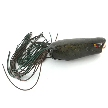 SPRO Dean Rojas Bronzeye Frog Popper, Juoda, 14g, Tuščiaviduris, #6710