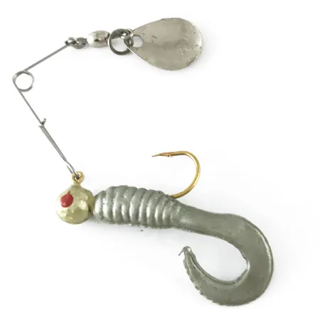 Mister Twister Spinner Bait Spinnerbait, Sidabras, 2.8g, Guminukas, #6715