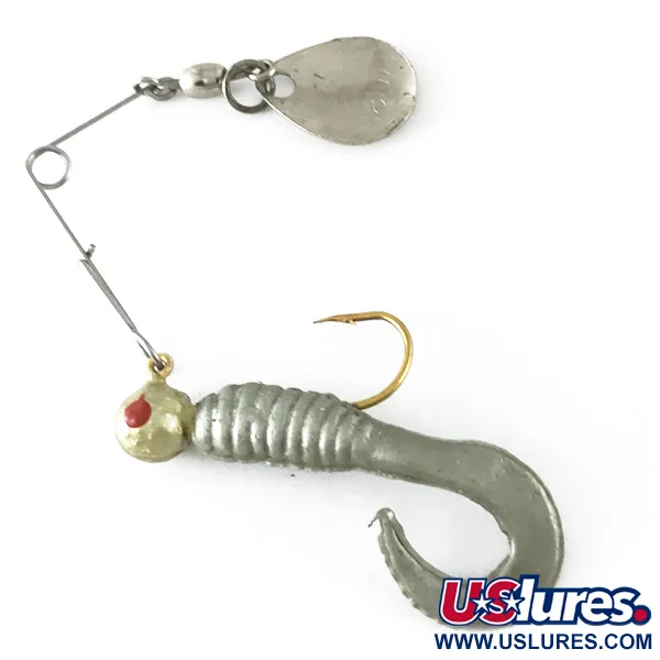 Mister Twister Spinner Bait Spinnerbait, Sidabras, 2.8g, Guminukas, #6715