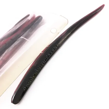 Lunker City Slug-Go Minkštas Masalas, Red / Black, 15 cm, Įpjova, #6720