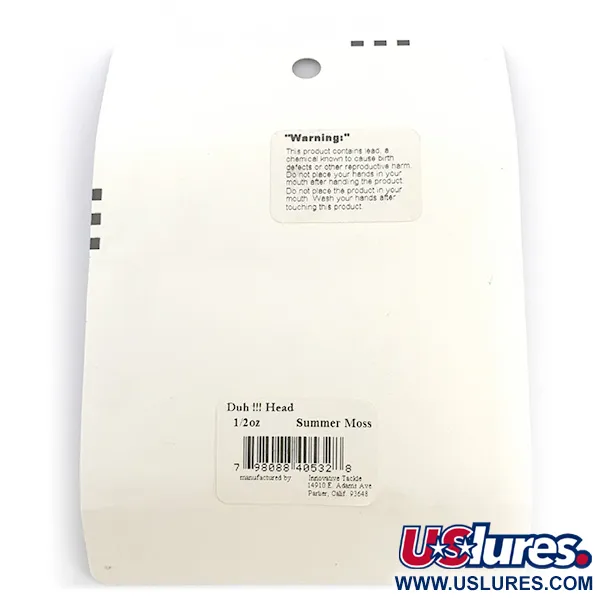 Duh!!! Head kit Offset Galvutės, Black / Green Metallic, 14g, #6721