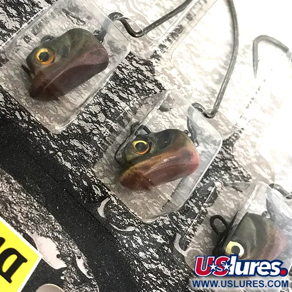 Duh!!! Head kit Offset Galvutės, Black / Green Metallic, 14g, #6721