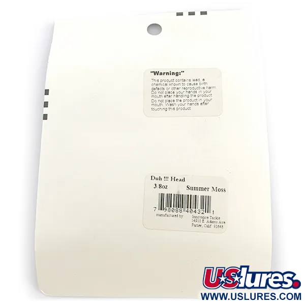 Duh!!! Head Kit Offset Galvutės, Alyvinė / Raudona, 11g, Weedless, #6722