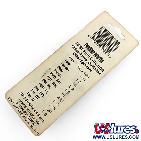 Panther Martin 9 Sukrė, Sidabrinė / Žalia, 11g, Lapelis ant ašies, #6732