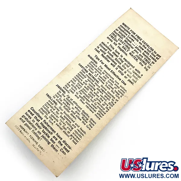 Hopkins s1 - Jig Lure Blizgė, Kaltas nikelis, 11g, Bucktail, #6735