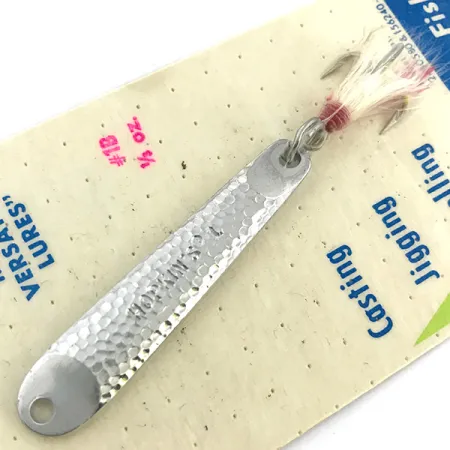 Hopkins s1 - Jig Lure Blizgė, Kaltas nikelis, 11g, Bucktail, #6735