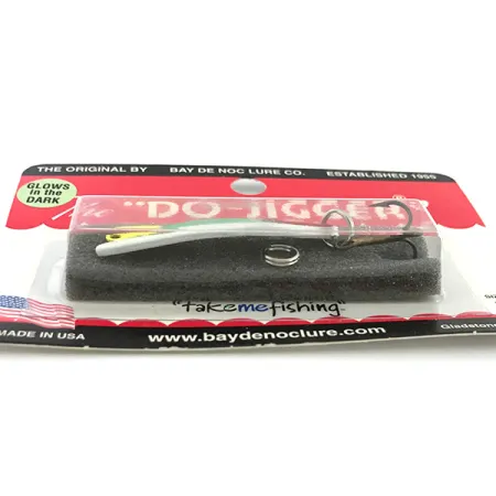 Bay de Noc Do-Jigger 1 Blizgė, White/Green Glow, 5g, Švytinti, #6736