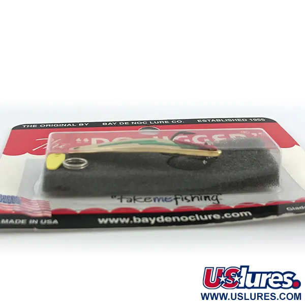 Bay de Noc Do-Jigger 1 Blizgė, Auksinė/Žalia, 5g, paauksuota, #1DJGCH