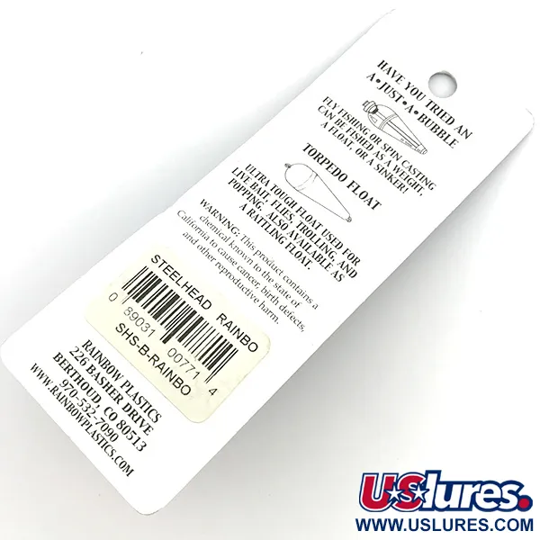 Rainbow Plastics Steelhead UV Blizgė, Rainbow, 14g, UV, #6752