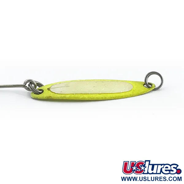 Luhr Jensen Needlefish 1 UV Blizgė, Chartreuse, 2g, UV danga, #6764