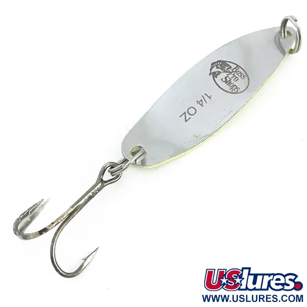 Bass Pro Shops Demon Dancer Blizgė, Chartreuse/Nikeliuota, 7g, UV, #6771