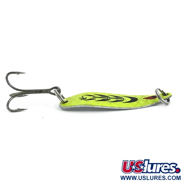 Bass Pro Shops Demon Dancer Blizgė, Chartreuse/Nikeliuota, 7g, UV, #6771