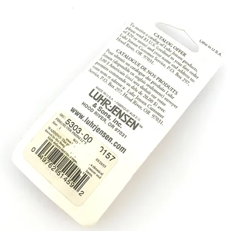 Luhr Jensen Loco 1 UV Vartiklė, Red / Hologram, 4g, UV Glow, #6779