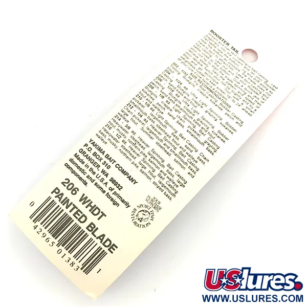 Worden’s Original Rooster Tail Painted Blade Sukrė, Balta, 1,7g, #6792