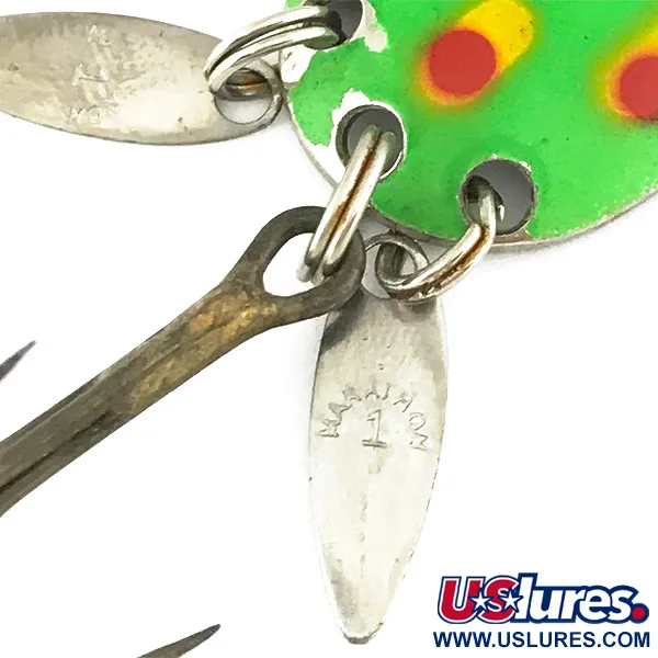 Marathon (with sonic blades) Blizgė, Žalia, 6cm, Švytinti, #6821