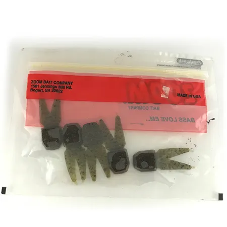 Zoom Tiny Salty Chunk, Green Pumpkin Red, minkštas masalas #6831