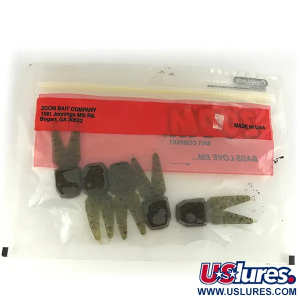 Zoom Tiny Salty Chunk, Green Pumpkin Red, minkštas masalas #6831