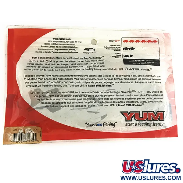 YUM Yum Chunk Minkšti Masalai, Crawdad, 9cm, LPT Technologija, #6835