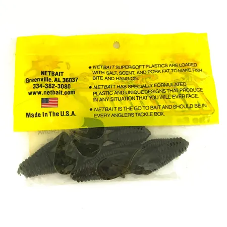 Netbait Kickin B Chunk Masalas, Green Pumpkin, 7.5cm, Trailer, #6836