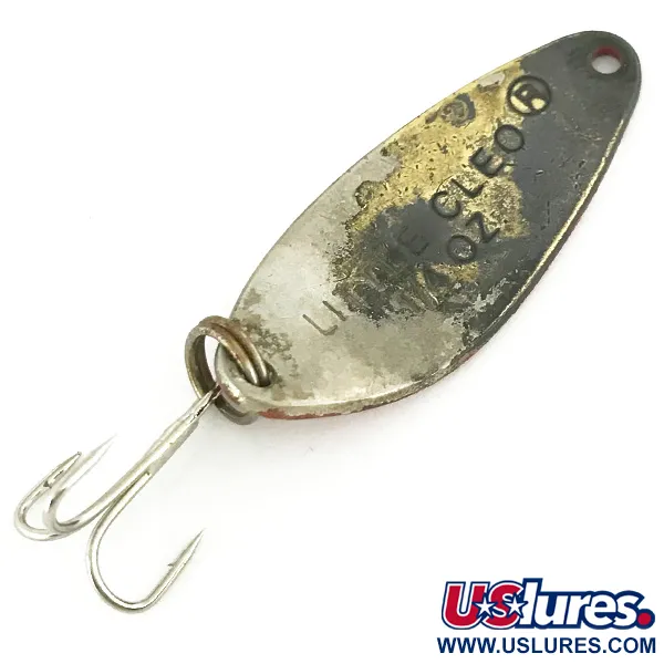 Acme Little Cleo Blizgė, Raudona/Balta/Nikelis, 7g, Vintage, #6873