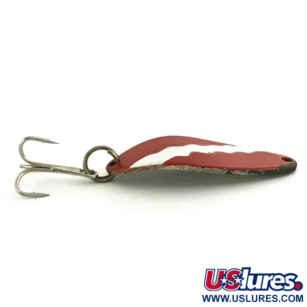 Acme Little Cleo Blizgė, Raudona/Balta/Nikelis, 7g, Vintage, #6873