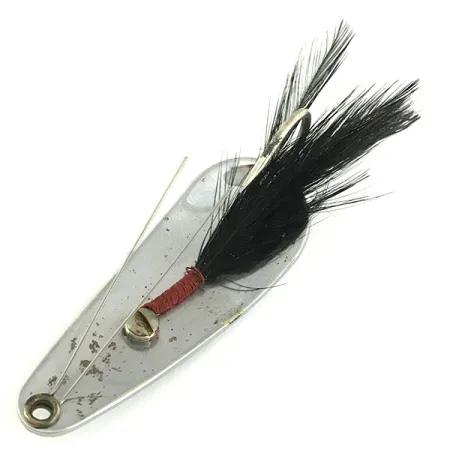 Weezel bait Rex Spoon Blizgė, Nikelis / Juoda, 12,5g, #6879